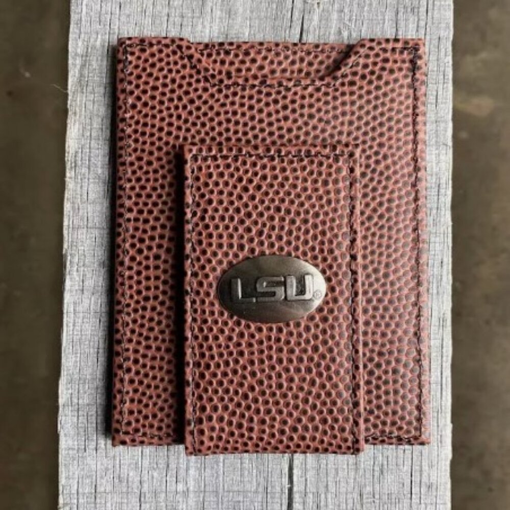 Zep-Pro Louisiana State University Front Pocket Football Leather Wallet